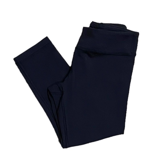 LULULEMON IVIVVA  Black Capri Leggings Size 0 Kids 10 - Picture 1 of 8